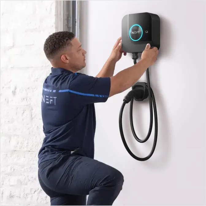 Technician Installing